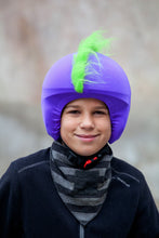 Load image into Gallery viewer, Coolcasc Show Time Helmet Cover Green Mohican
