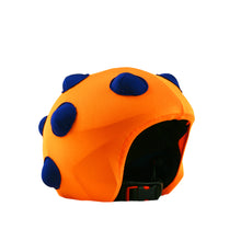 Load image into Gallery viewer, Coolcasc Show Time Helmet Cover Orange-Bumps
